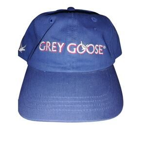 V74-2008 Grey Goose Vodka Hat Cap Blue Ahead Alcohol Brand / Rare